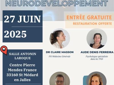Conférence "Le cerveau et les troubles du neurodéveloppement"