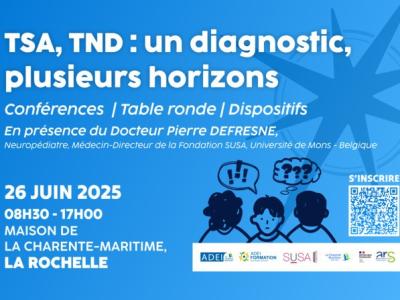 Conférence "TSA et TND : un diagnostic, plusieurs horizons"
