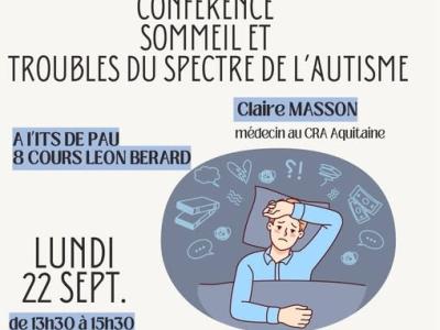 conférence sommeil et autisme