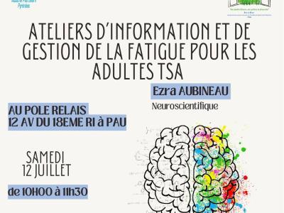 Atelier "gestion de la fatique pour les adultes avec autisme"